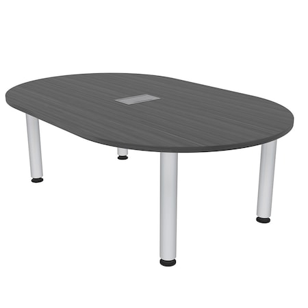 Skutchi Designs 45.25 in W, 71.5 in L, 29 in H, Engineered Wood Top, Grey H-RAC-4672-PT-AN-EL
